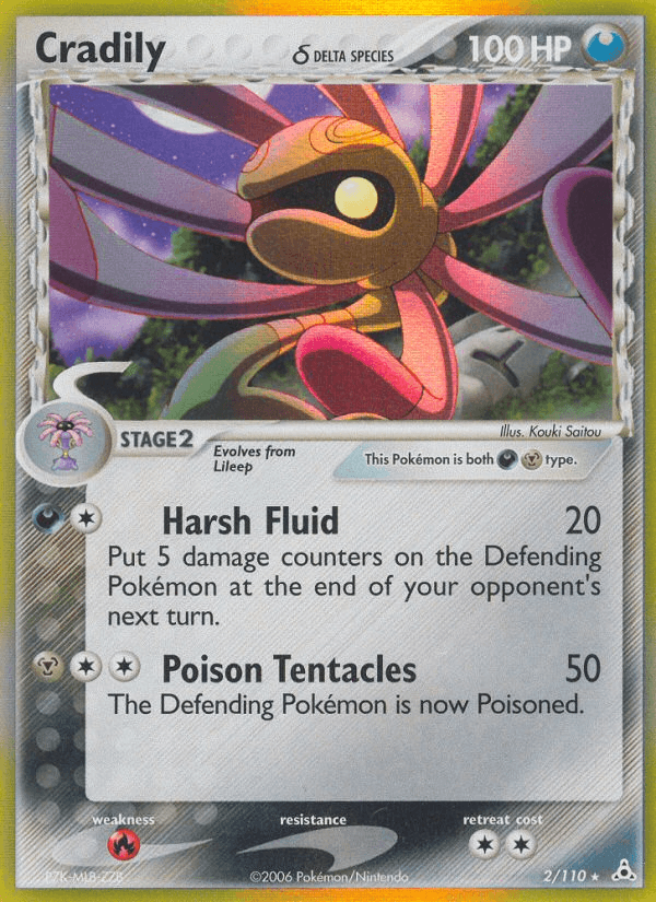 Cradily δ Holon Phantoms card
