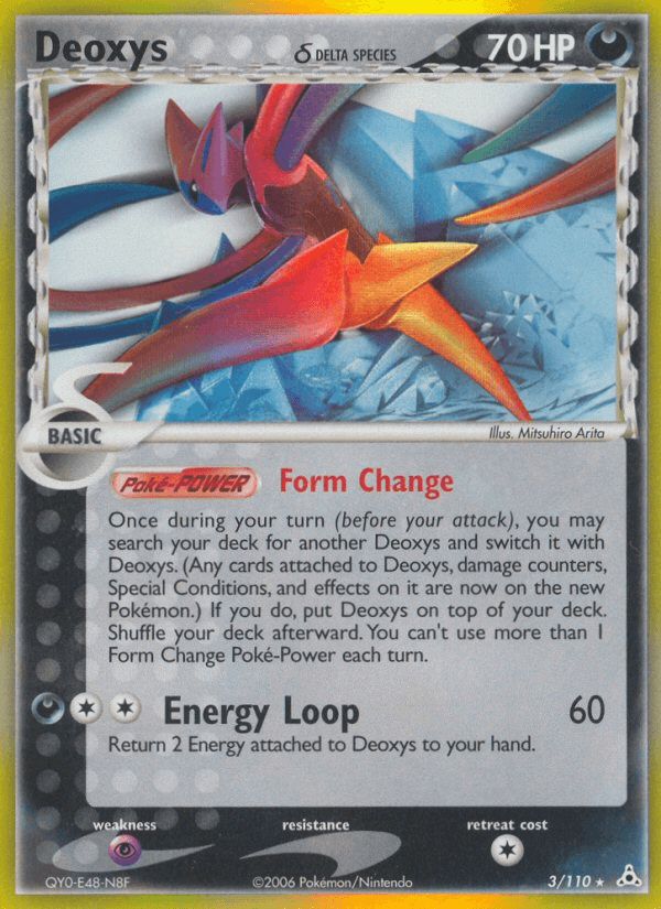 Deoxys δ Holon Phantoms card