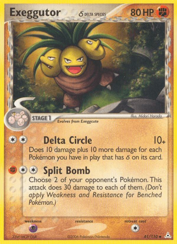Exeggutor δ Holon Phantoms card