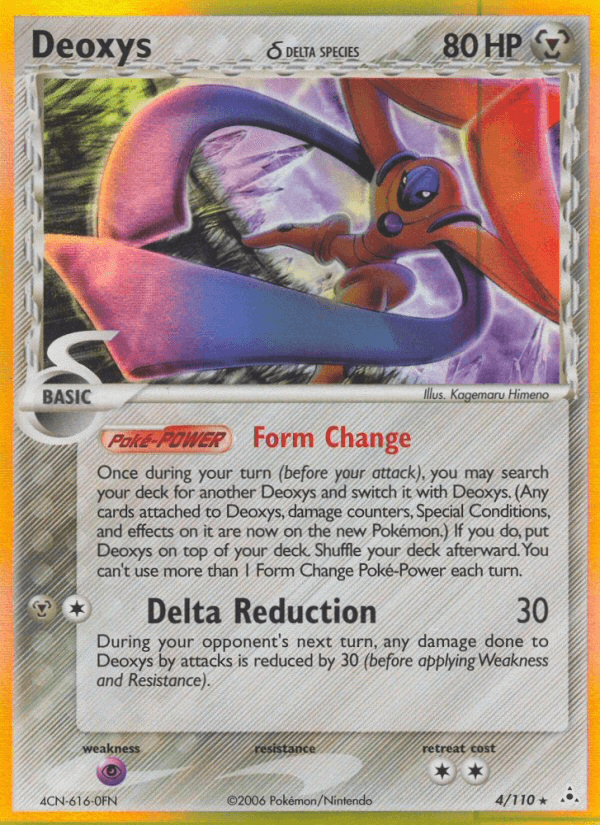 Deoxys δ Holon Phantoms card
