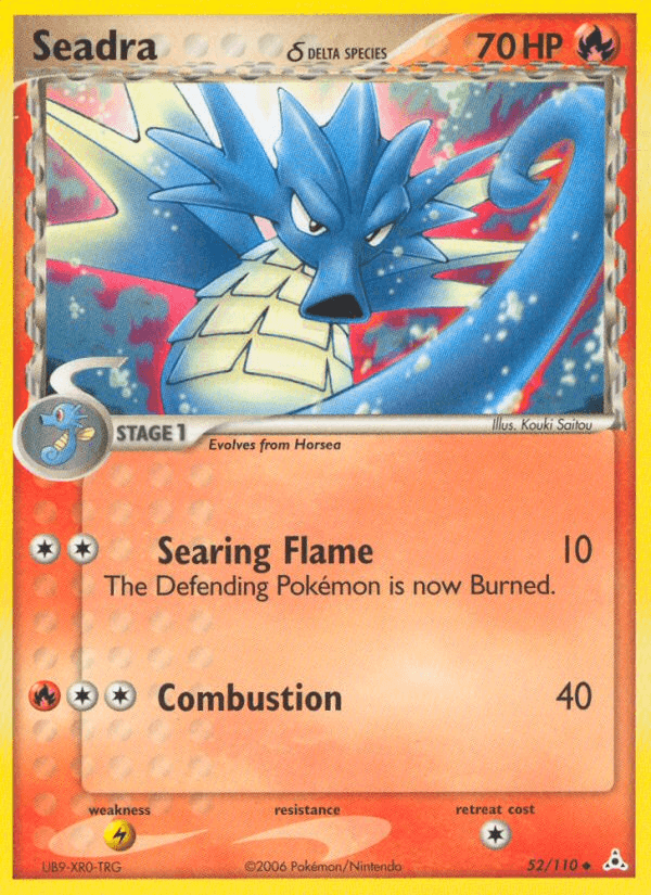 Seadra δ Holon Phantoms card