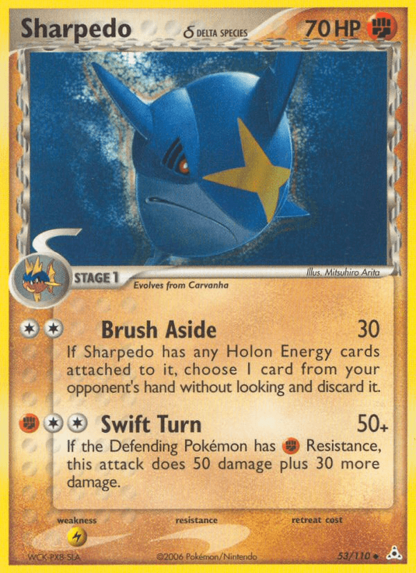 Sharpedo δ Holon Phantoms card
