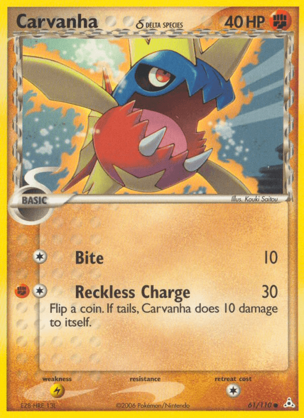 Carvanha δ Holon Phantoms card