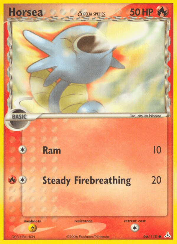 Horsea δ Holon Phantoms card
