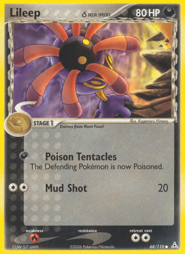Lileep δ Holon Phantoms card
