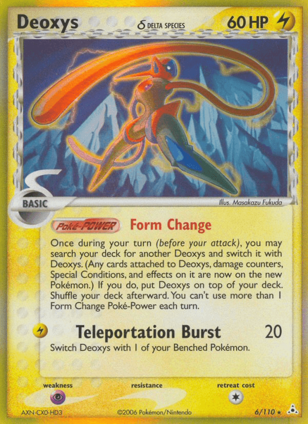 Deoxys δ Holon Phantoms card
