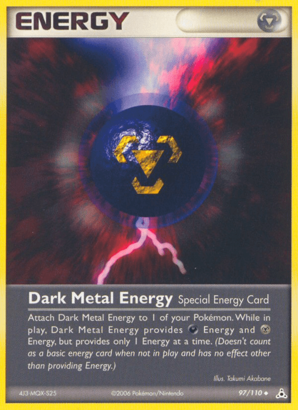 Dark Metal Energy Holon Phantoms card