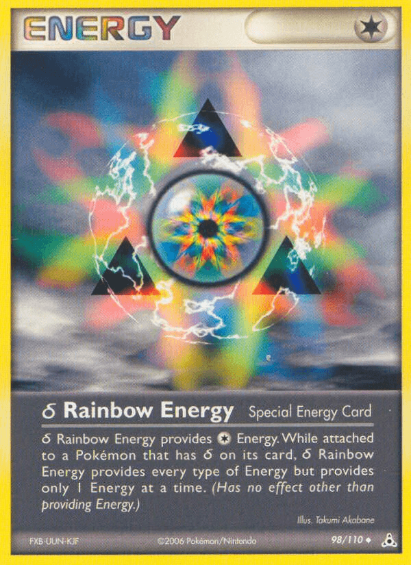 δ Rainbow Energy Holon Phantoms card