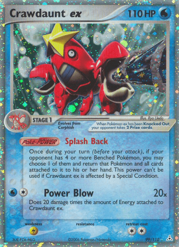 Crawdaunt ex Holon Phantoms card