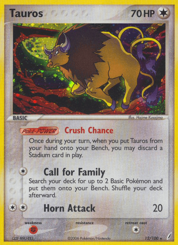 Tauros Crystal Guardians card