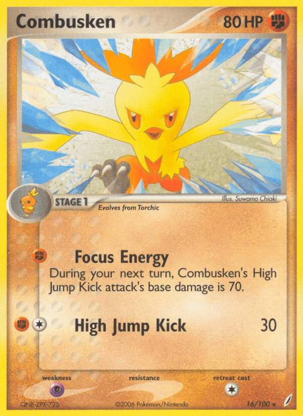 Combusken Crystal Guardians card
