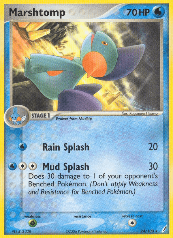 Marshtomp Crystal Guardians card