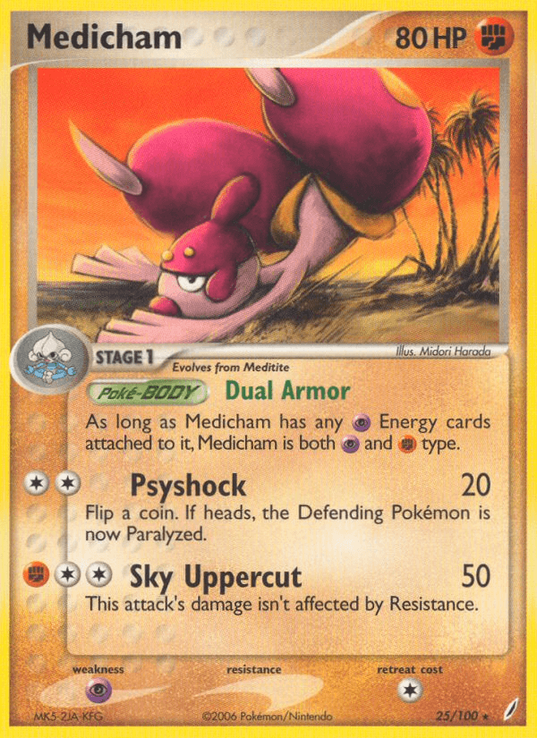 Medicham Crystal Guardians card