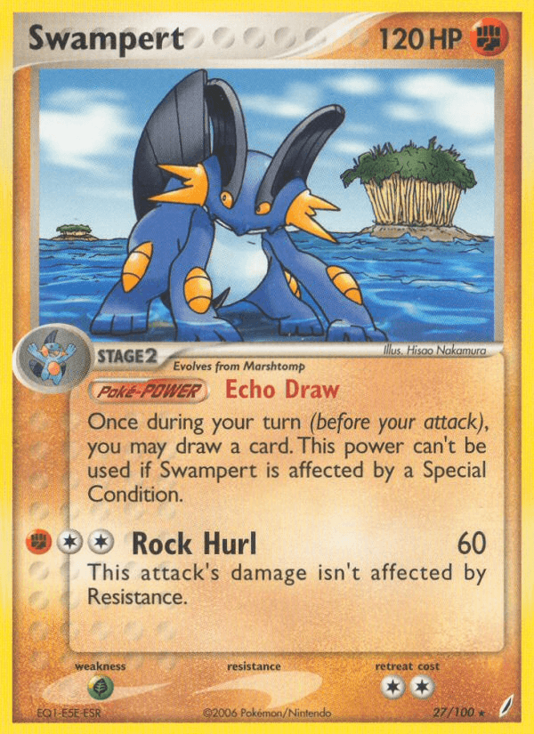 Swampert Crystal Guardians card