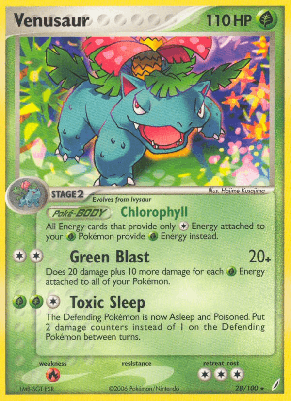 Venusaur Crystal Guardians card
