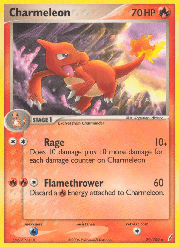 Charmeleon Crystal Guardians card