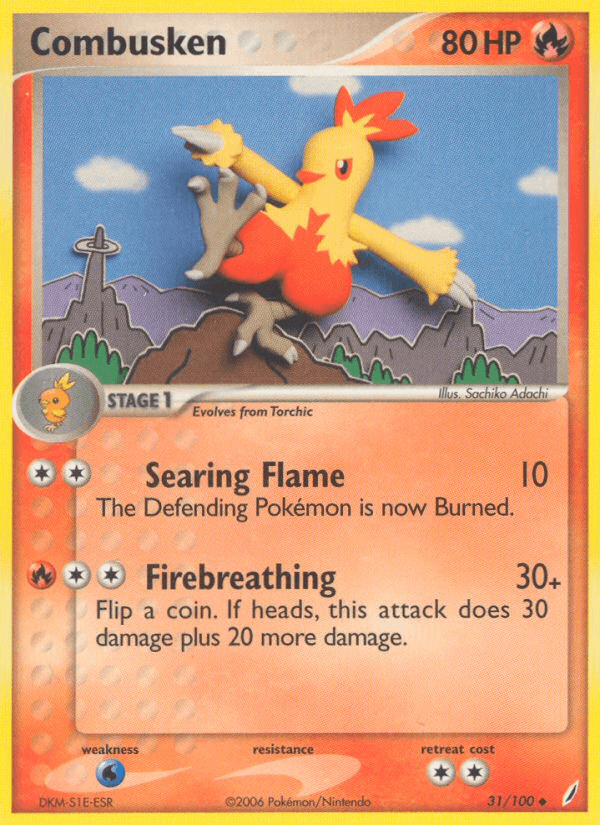 Combusken Crystal Guardians card