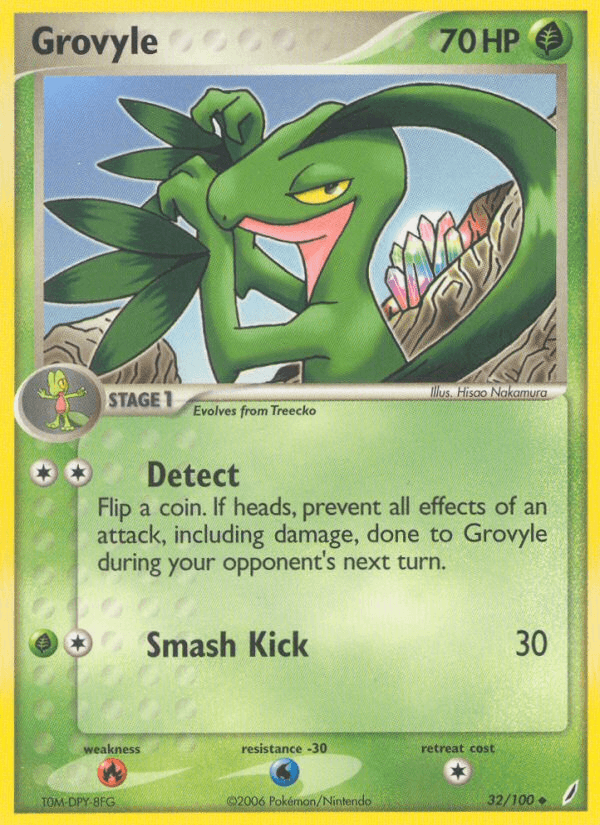 Grovyle Crystal Guardians card