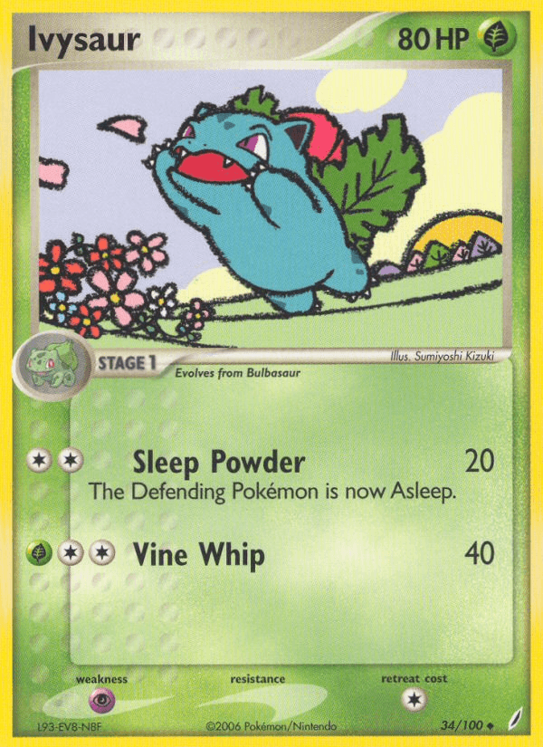 Ivysaur Crystal Guardians card
