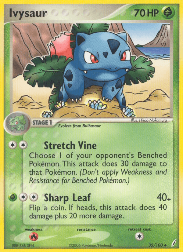Ivysaur Crystal Guardians card