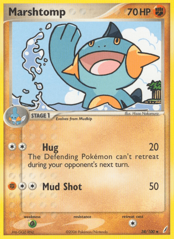 Marshtomp Crystal Guardians card