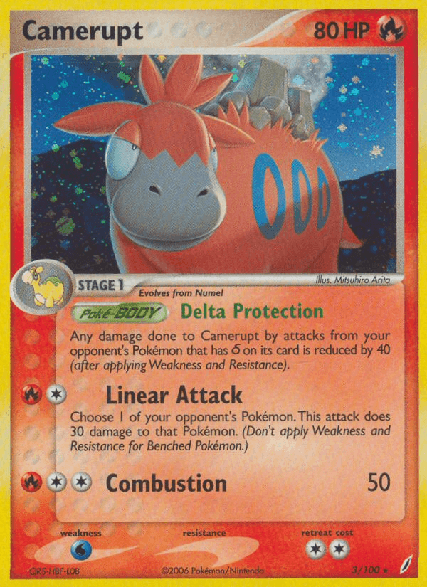 Camerupt Crystal Guardians card