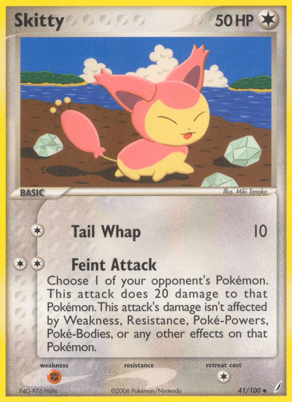 Skitty Crystal Guardians card