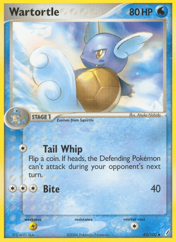Wartortle 寶可夢 card
