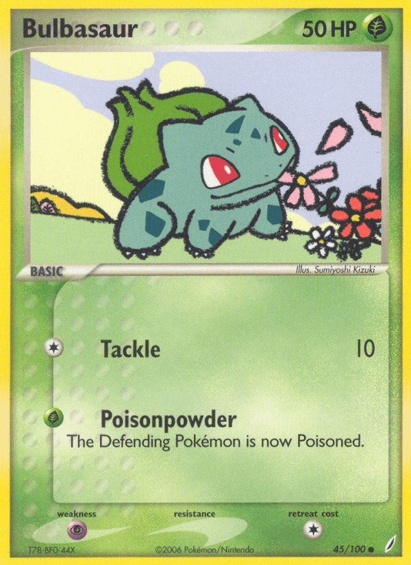 Bulbasaur Crystal Guardians card