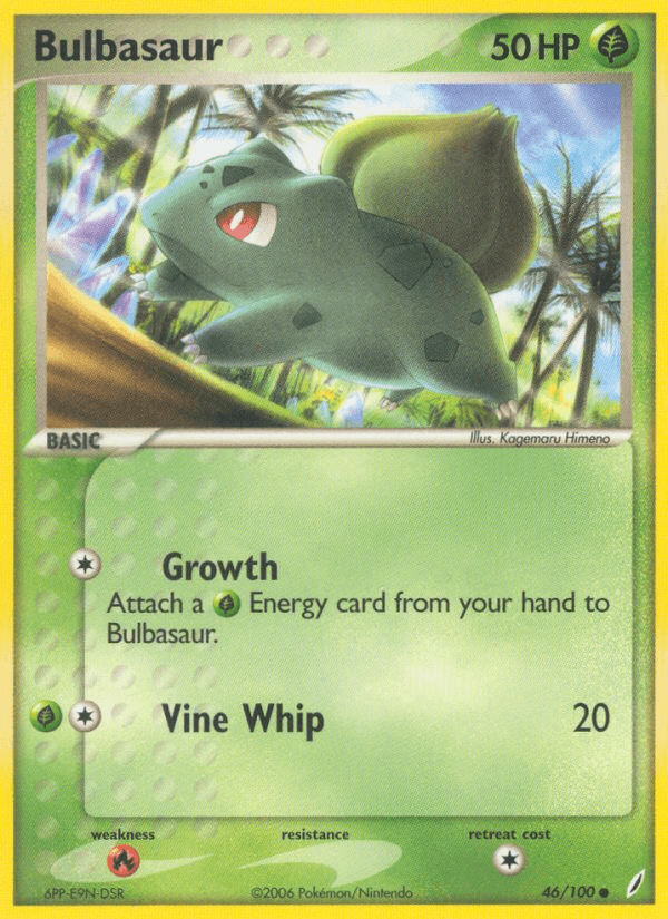 Bulbasaur Crystal Guardians card