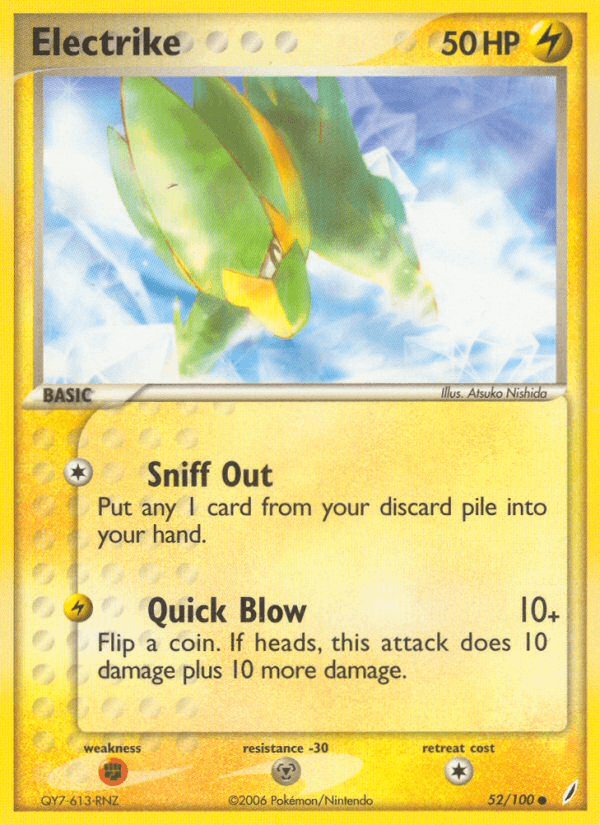 Electrike Crystal Guardians card