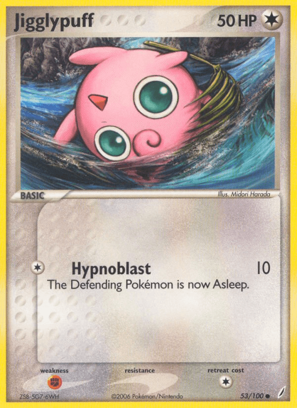 Jigglypuff Crystal Guardians card