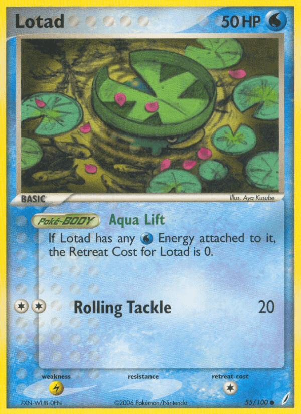 Lotad Crystal Guardians card