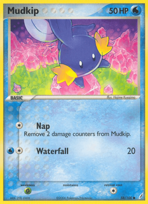 Mudkip Crystal Guardians card
