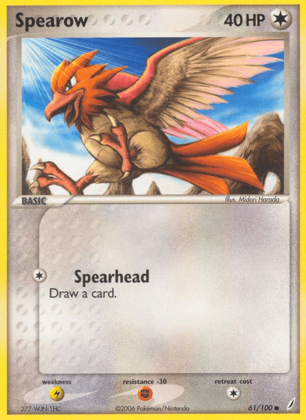 Spearow Crystal Guardians card