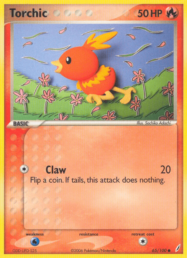 Torchic Crystal Guardians card