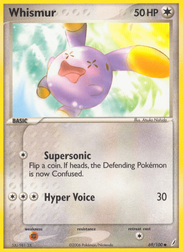 Whismur Crystal Guardians card