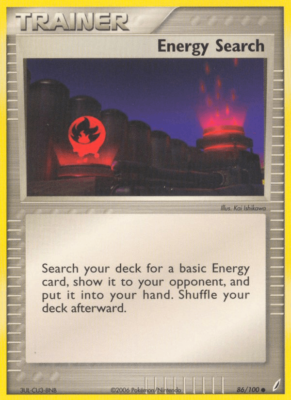 Energy Search Crystal Guardians card