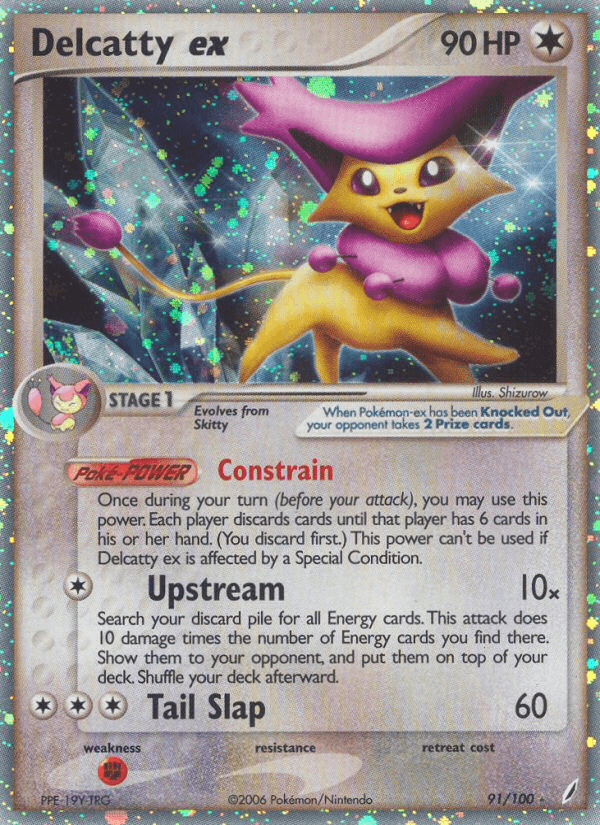 Delcatty ex Crystal Guardians card