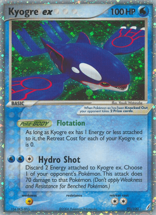 Kyogre ex 宝可梦 card