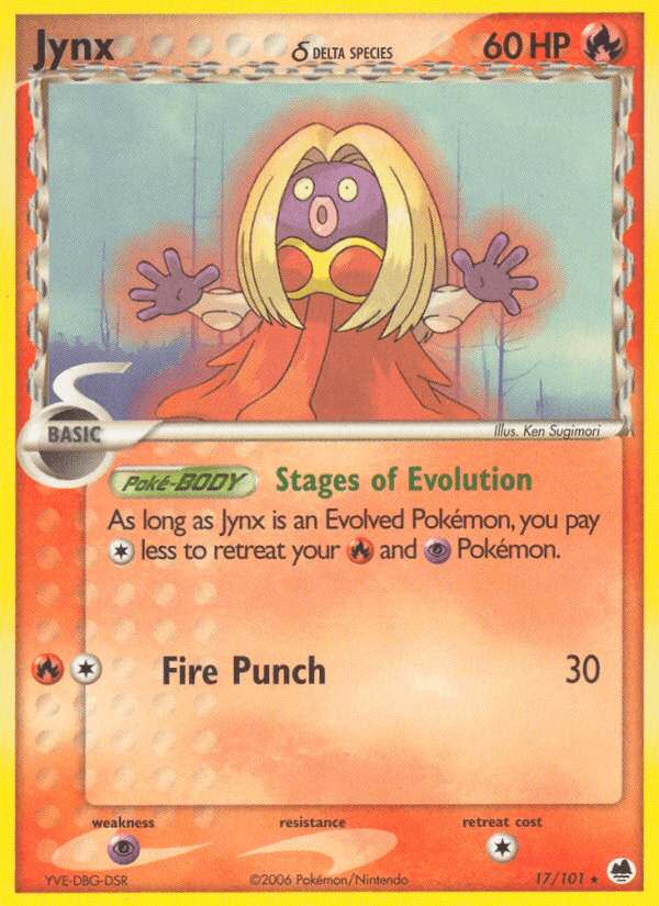 Jynx δ Dragon Frontiers card