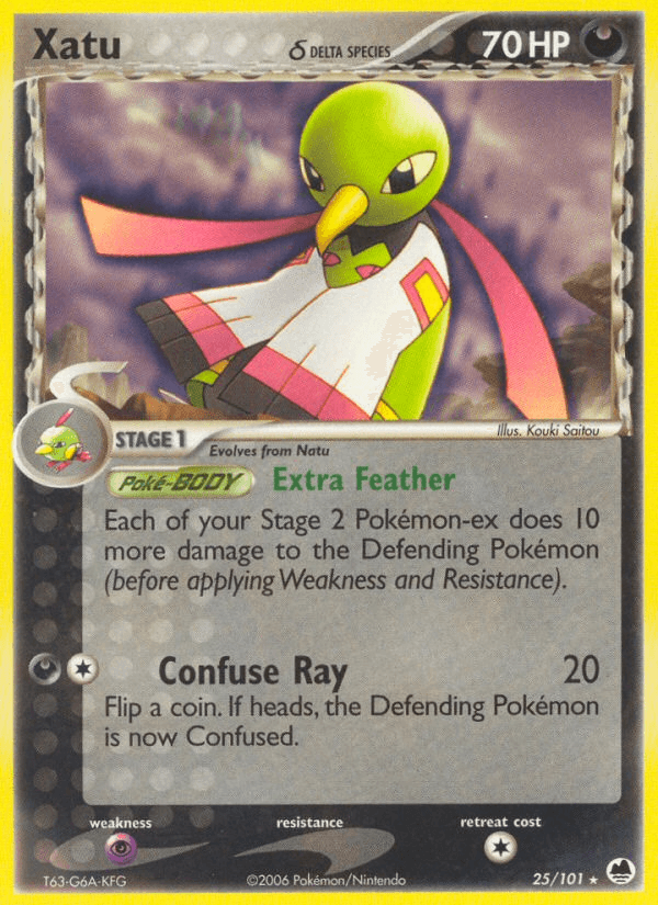 Xatu δ Dragon Frontiers card