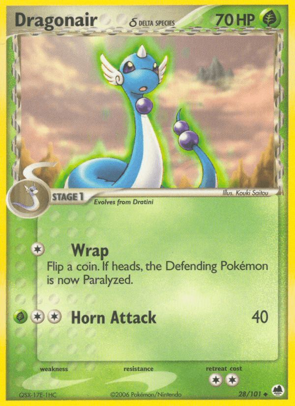 Dragonair δ Dragon Frontiers card