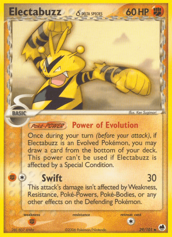Electabuzz δ Dragon Frontiers card