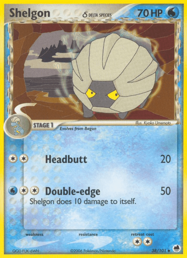 Shelgon δ Dragon Frontiers card