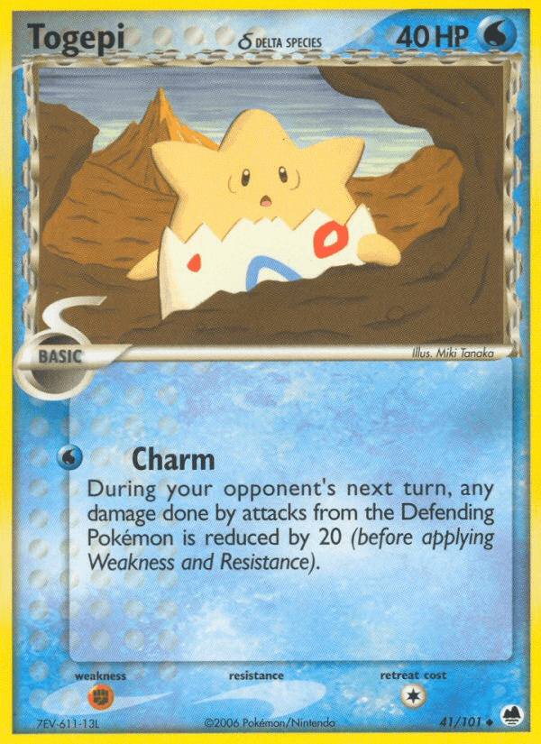 Togepi δ Dragon Frontiers card