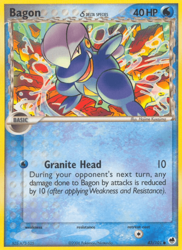 Bagon δ Dragon Frontiers card