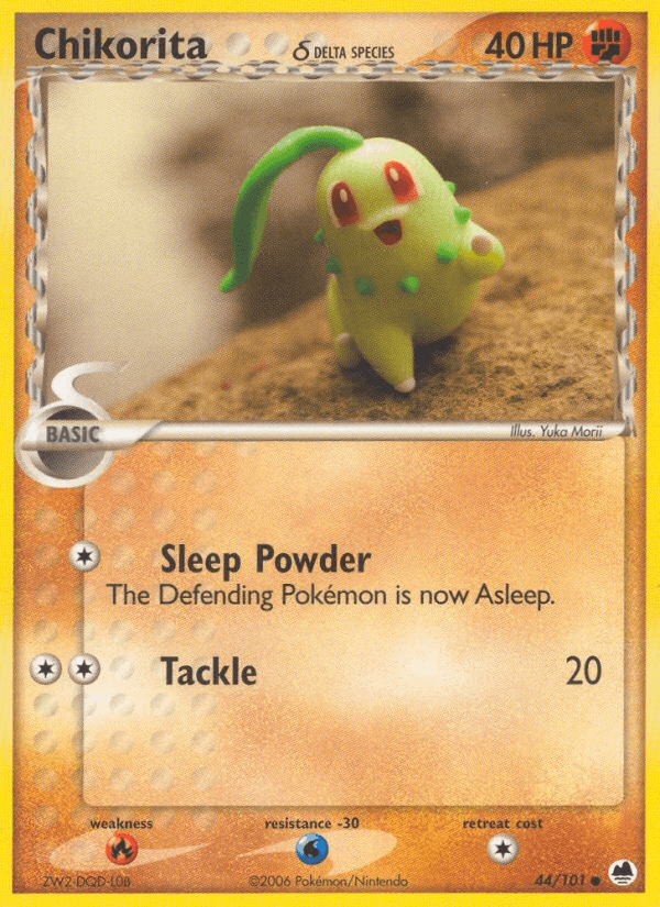 Chikorita δ Dragon Frontiers card