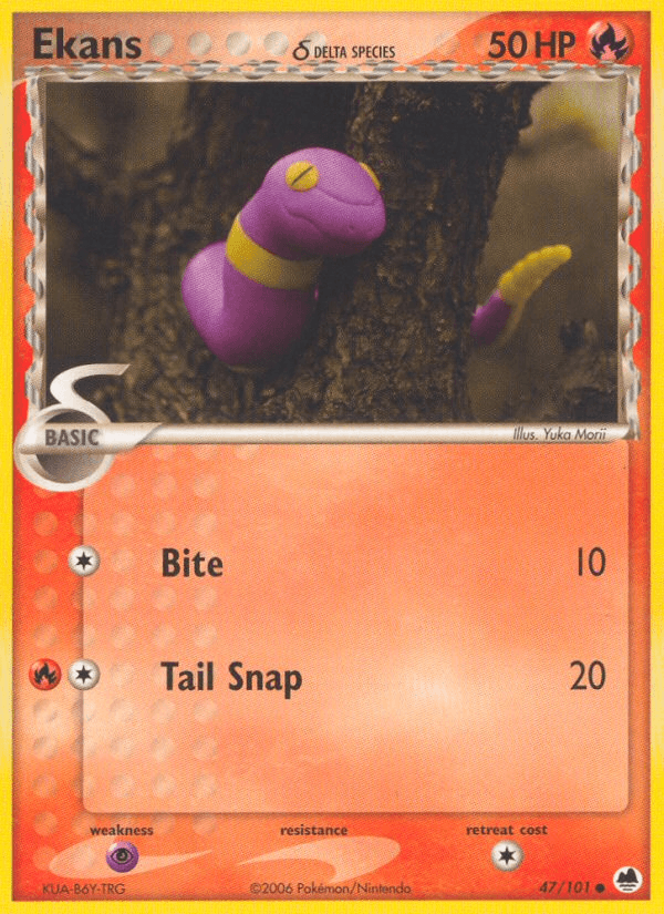 Ekans δ Dragon Frontiers card