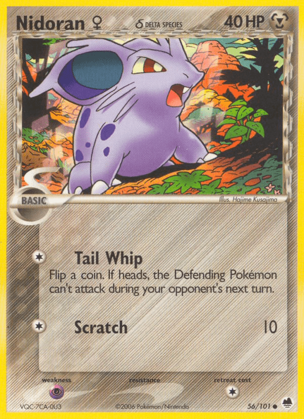 Nidoran ♀ δ Dragon Frontiers card